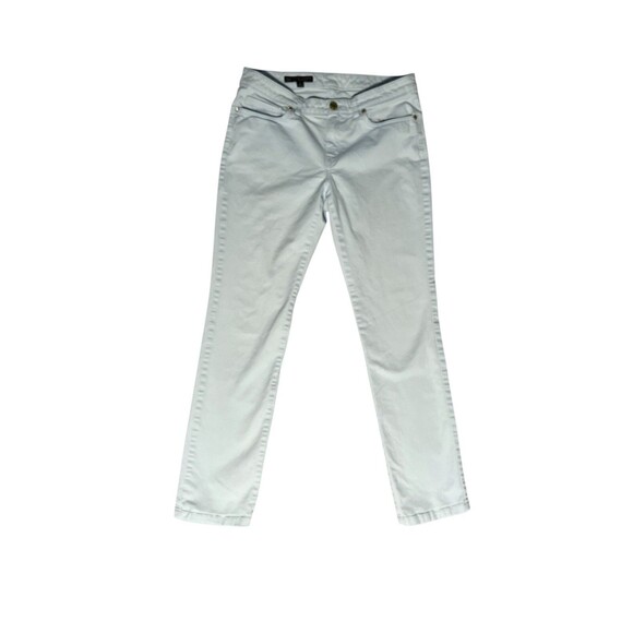 346 Brooks Brothers Womens Natalie Fit Mid-Rise Straight Jeans Light Blue Size 4 - Picture 1 of 5